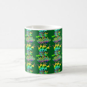 Garden Blume Dk Green Kaffeetasse