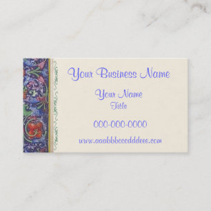 Garden Border Business Card aus dem 15. Jahrhunder Visitenkarte