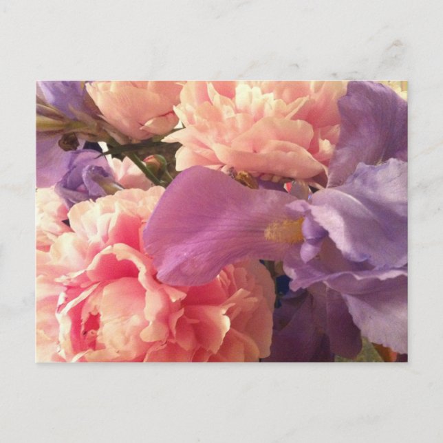 Garden Bouquet Postcard Postkarte (Vorderseite)