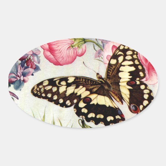Garden Butterfly - Sticker (Vorderseite)