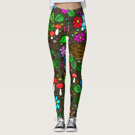 Garden Cartoon Leggings
