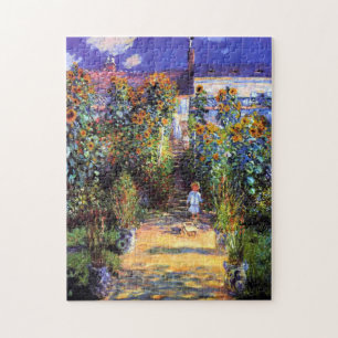 Garden Claude Monet Sommer Sonnenblumen Blume