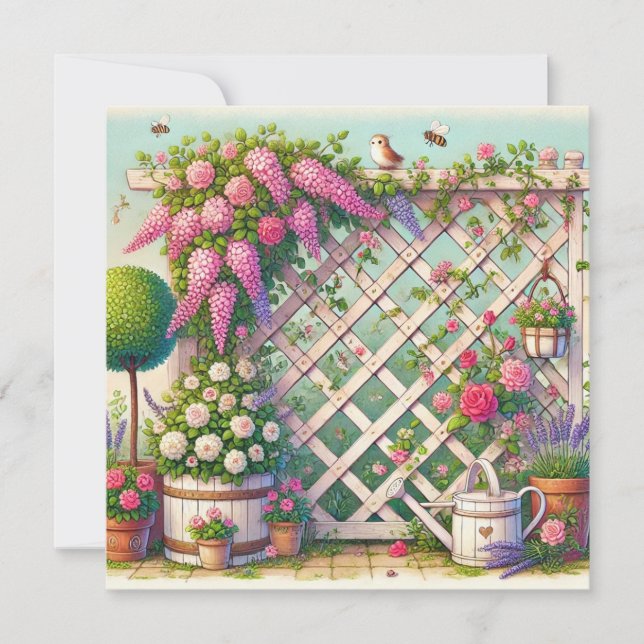 Garden Collection - 3. Gate Einladung (Vorderseite)