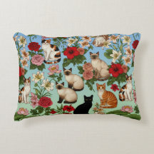 Garden Companions – Floral Cats in Bloom