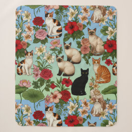 Garden Companions – Floral Cats in Bloom Sherpadecke