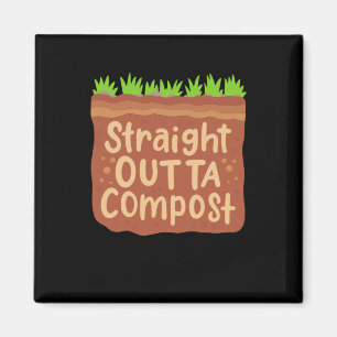 Garden Compost Geschenk Magnet