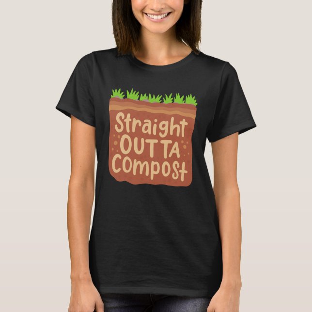 Garden Compost Geschenk T-Shirt (Vorderseite)