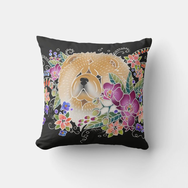 GARDEN DANCE CHOW - Coussin choisir intérieur/exté (Recto)