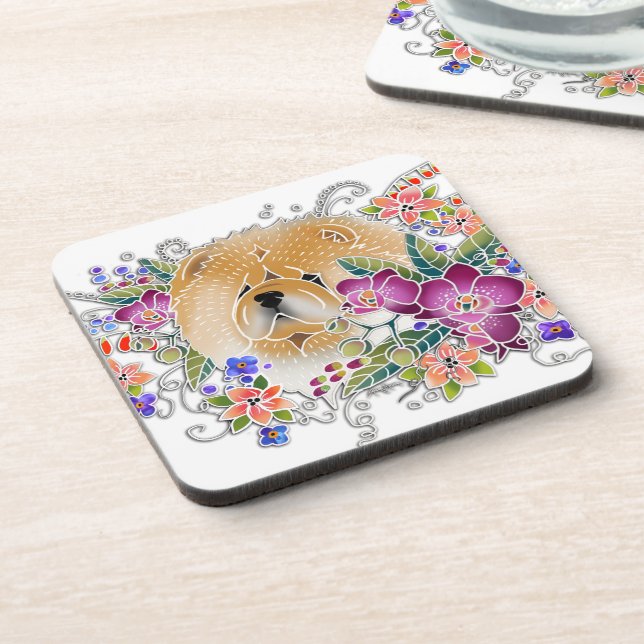 GARDEN DANCE Chow - Untersetzer Set (Linke Seite)