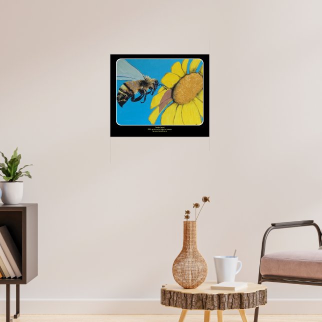 "Garden Dance" Gemälde auf einem Poster (Wohnzimmer 3)
