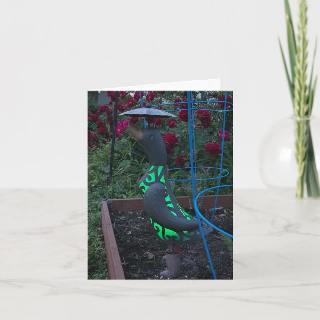 Garden Duck Karte (Vorderseite)