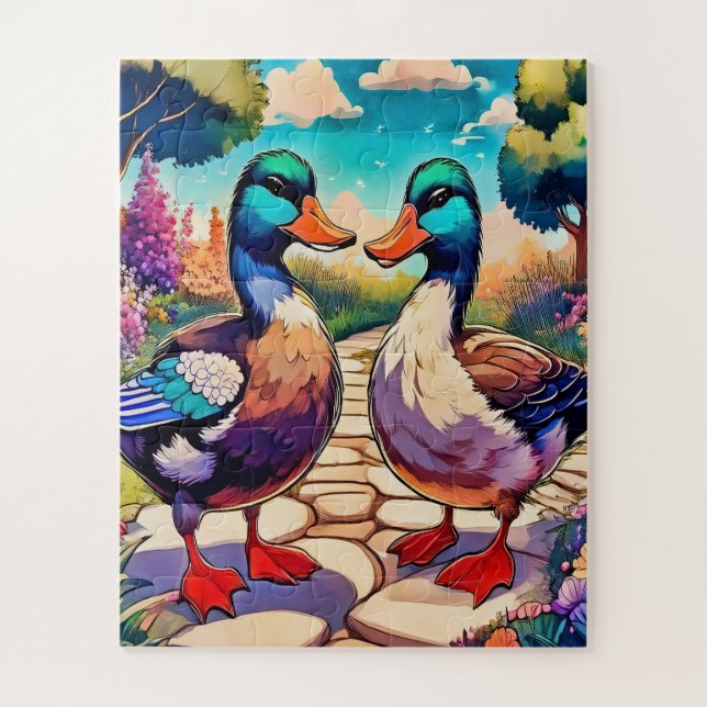 Garden Ducks (Vertikal)