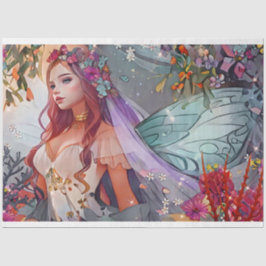 Garden Fairy Bride Seidenpapier