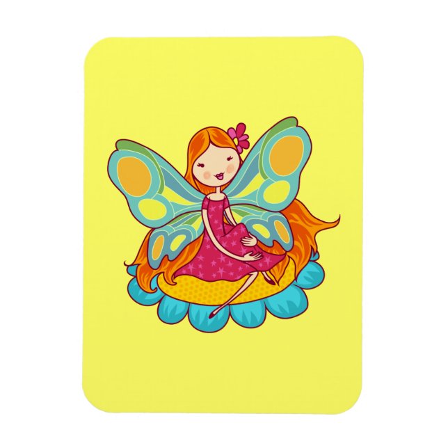 Garden Fairy Magnet (Vertikal)