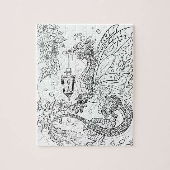 Garden Fee Dragon Farbe Ihr eigenes Rätsel (Vertikal)