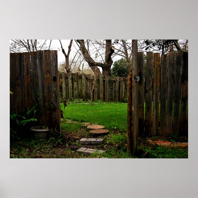 Garden Fence Poster (Vorne)