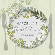 Garden Foliage Grünes Brautparty