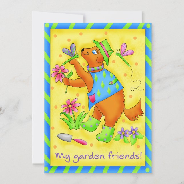 Garden Friends "Garden Club" Einladung (Vorderseite)