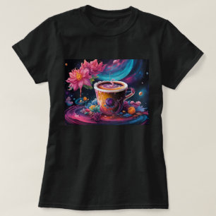Garden Galaxy Kaffee T-Shirt