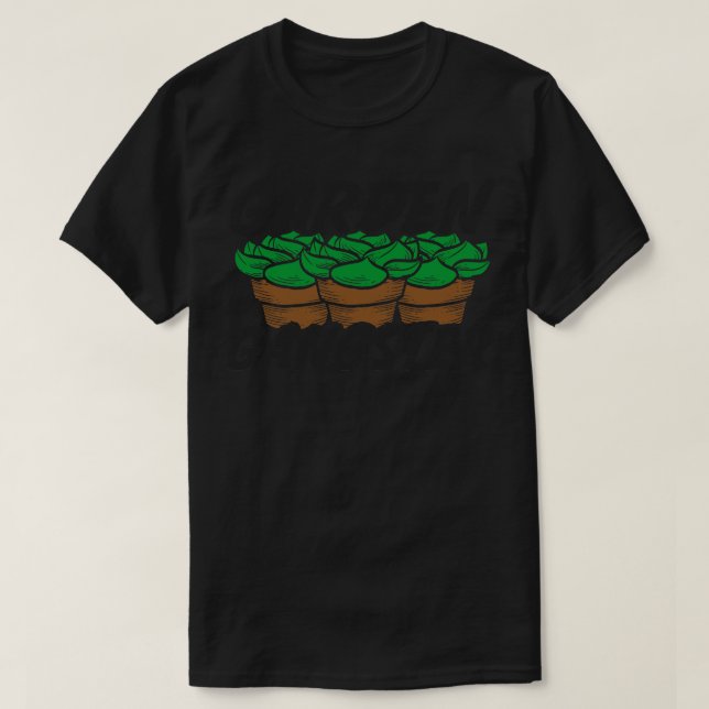 Garden Gangster Funny Gardener Bauer T-Shirt (Design vorne)