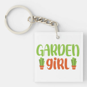 Garden Girl Schlüsselanhänger