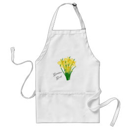 Garden Girl Yellow Daffodil Blume Schürze