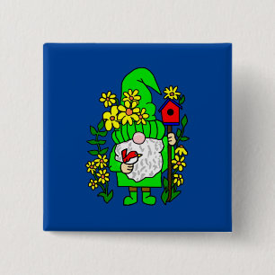 Garden Gnome Button