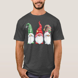 Garden Gnome For Holidays Weihnachtsgnomes Xmas Fu T-Shirt