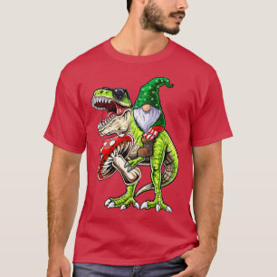 Garden Gnome Hat T Rex Dinosaur Funny Garening Wo T-Shirt