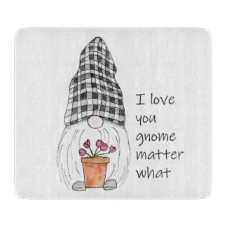 Garden Gnome I Liebe Sie Gnome wichtig Schneidebrett
