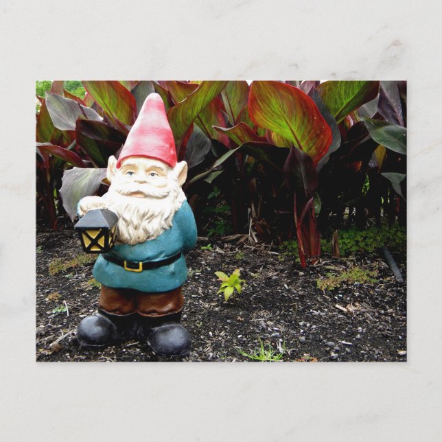 Garden Gnome Postkarte (Vorderseite)