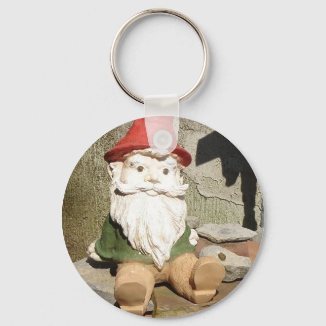Garden Gnome Schlüsselanhänger (Vorderseite)
