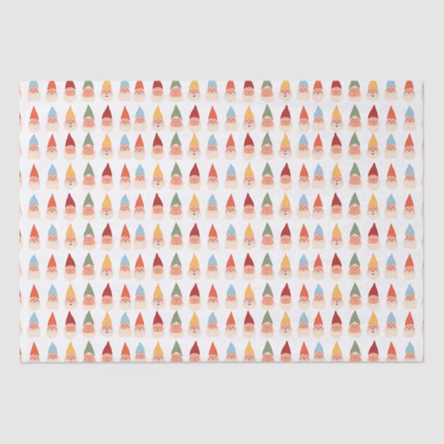 Garden Gnomes many Beards Seidenpapier (Vorderseite)