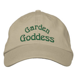 Garden Goddess Funny Bestickte Baseballkappe