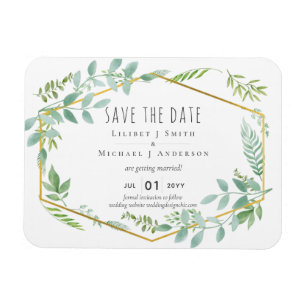 Garden Greenerity Wedding Magnet