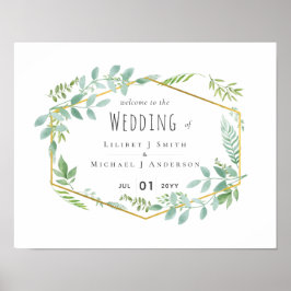 Garden Greenerity Wedding Poster