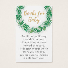Garden Greenery Baby Shower Reservierungskarte