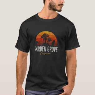Garden Grove Kalifornien Retro Surfer Vintage Stra T-Shirt