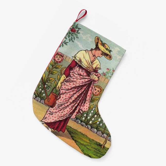 Garden Grow Blume Kunst, Dichtung und Musik Kleiner Weihnachtsstrumpf (Vorderansicht (hängend))