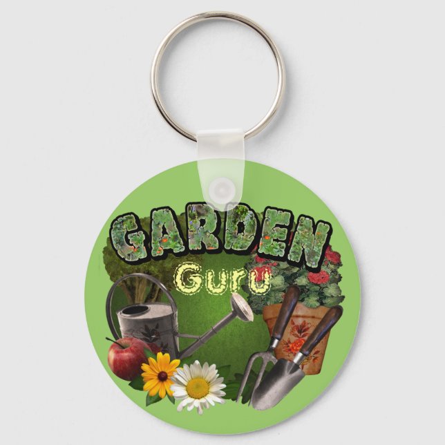 Garden Guru Schlüsselanhänger (Vorderseite)