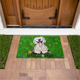 Garden Helper Goldendoodle Doormat Fußmatte