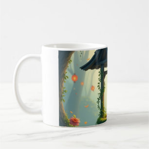 Garden Imagery: Weiche, fließende Linien, die Laun Kaffeetasse