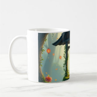 Garden Imagery: Weiche, fließende Linien, die Laun Kaffeetasse