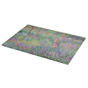 Garden in Giverny by Claude Monet Schneidebrett