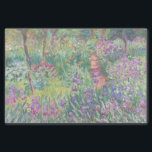 Garden in Giverny by Claude Monet Seidenpapier<br><div class="desc">Claude Monet - Garden in Giverny. Beautiful beeinonism painting of a garden in Giverny by Claude Monet.</div>