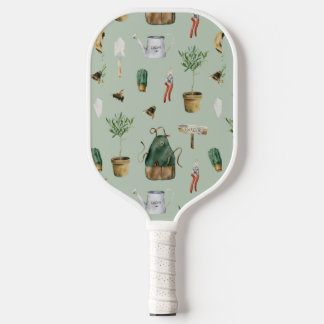 Garden inspired, plants, bees, nature outdoor pickleball schläger