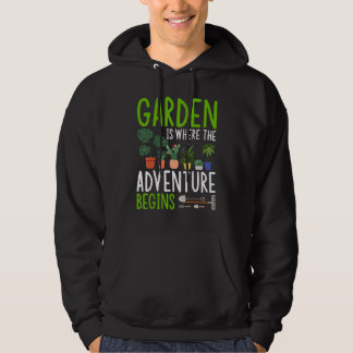 Garden ist der Ort, wo das Abenteuer beginnt Gard Hoodie