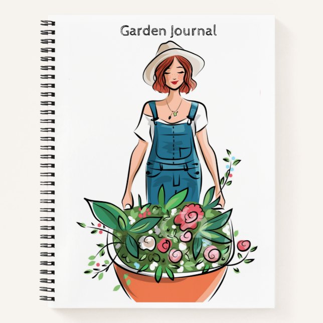 Garden Journal Notizbuch (Vorderseite)