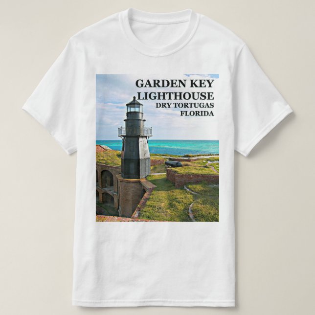 Garden Key Lighthouse, Dry Tortugas, FL-T - Shirt (Design vorne)
