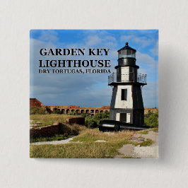 Garden Key Lighthouse, Dry Tortugas Florida Button